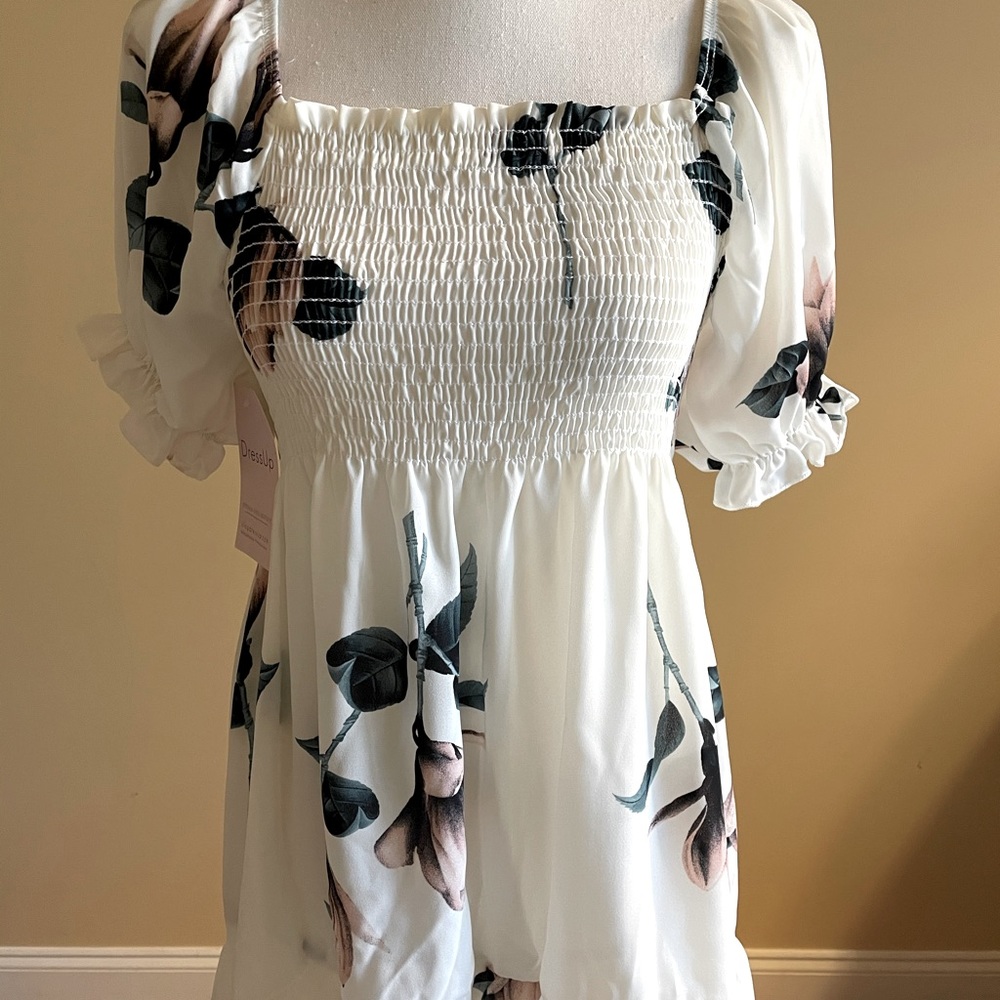 Dress Up I Joah NWT peasant prairie top, size large